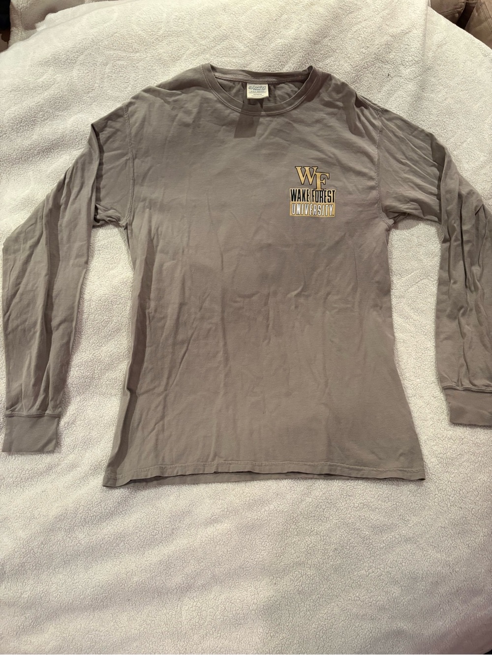 Wake Forest University Gray Long-Sleeve Tee